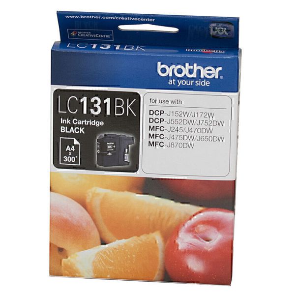 Brother LC131BK Black Ink Cartridge LC-131BK