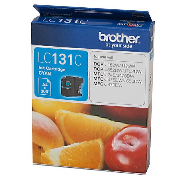 Brother LC131C Cyan Ink Cartridge LC-131C