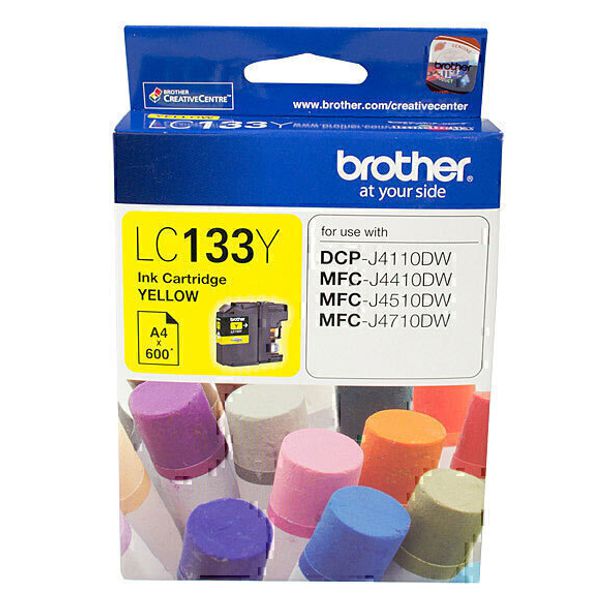 Brother LC133Y Yellow Ink Cartridge LC-133Y