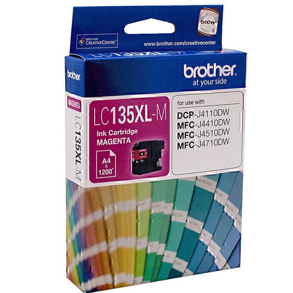 Brother LC135XLM High Yield Magenta Ink Cartridge LC-135XLM