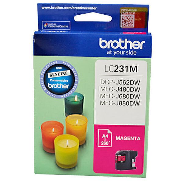 Brother LC231M Magenta Ink Cartridge LC-231MS