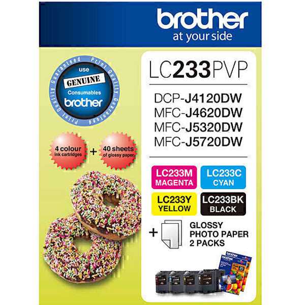 Brother LC233PVP Photo Value Pack LC-233PVPS