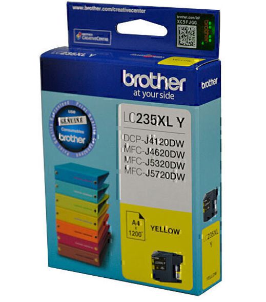 Brother LC235XLY High Yield Yellow Ink Cartridge LC-235XLYS