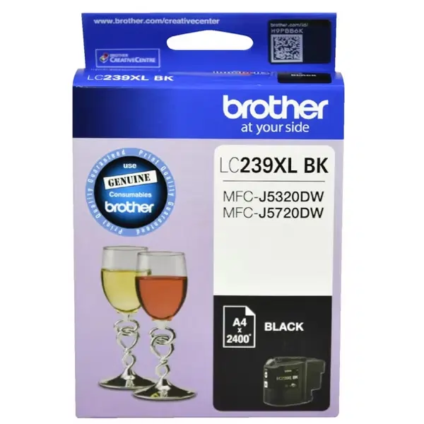 Brother LC239XLBK High Yield Black Ink Cartridge LC-239XLBKS