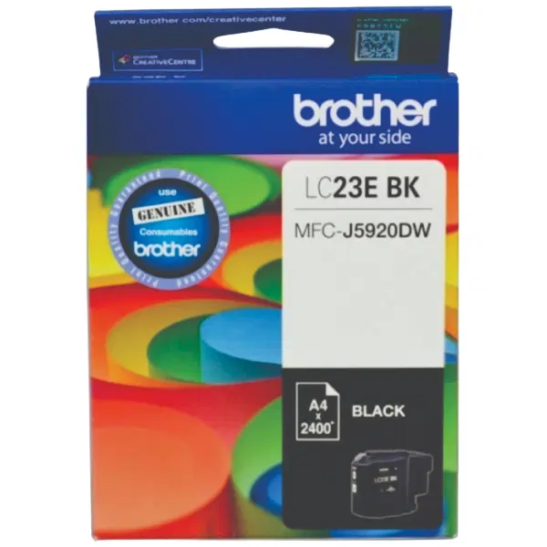 Brother LC23EBK Black Ink Cartridge LC-23EBK