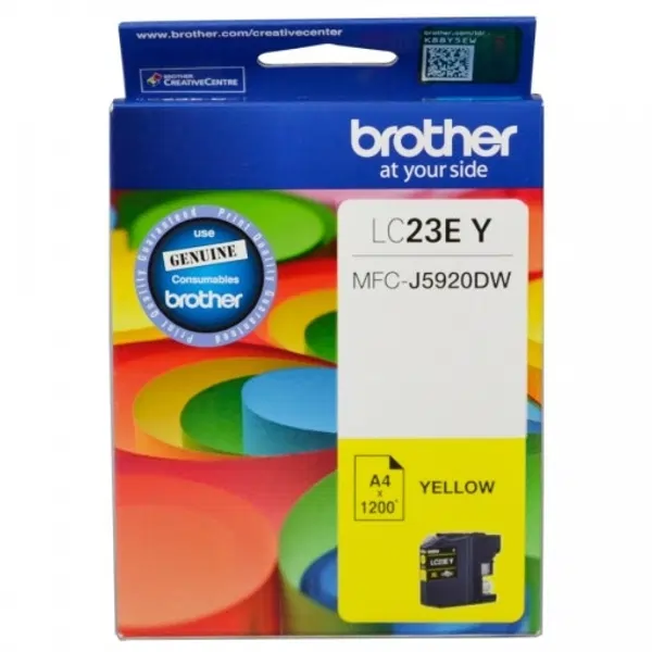 Brother LC23EY Yellow Ink Cartridge LC-23EY