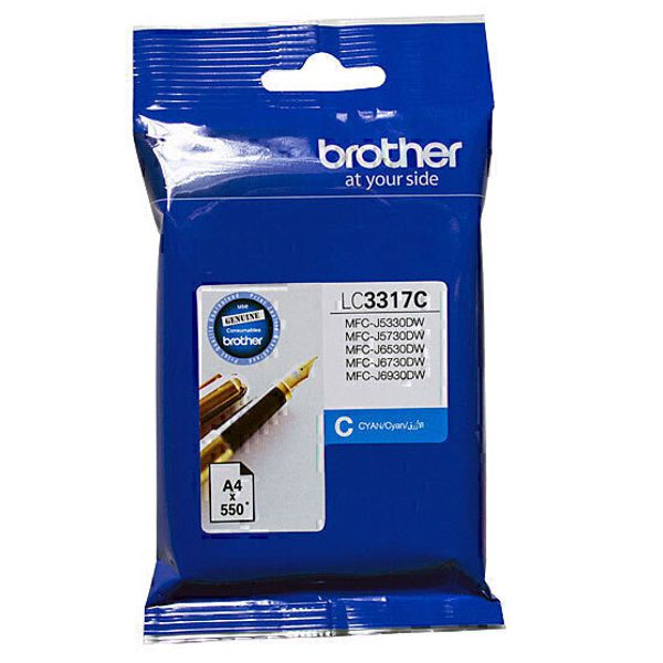 Brother LC3317C Cyan Ink Cartridge LC-3317C