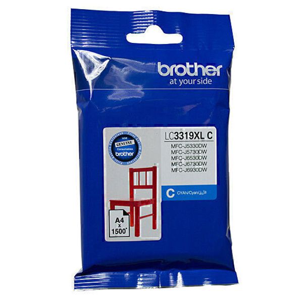 Brother LC3319XLC High Yield Cyan Ink Cartridge LC-3319XLC