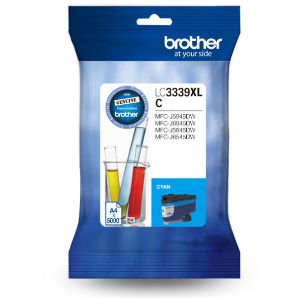 Brother LC3339XLC High Yield Cyan Ink Cartridge LC-3339XLC