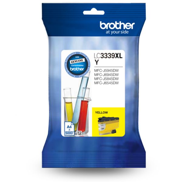 Brother LC3339XLY High Yield Yellow Ink Cartridge LC-3339XLY