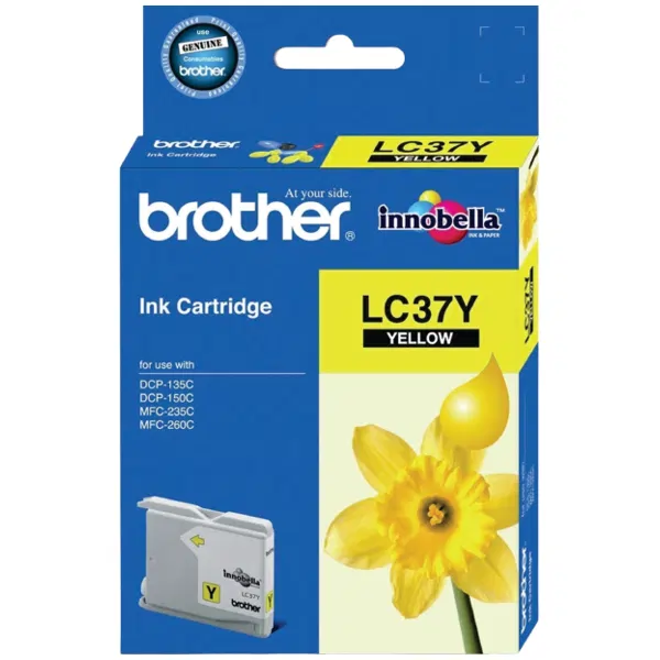 Brother LC37Y Yellow Ink Cartridge LC-37Y