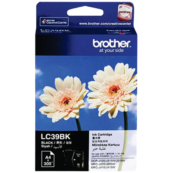 Brother LC39BK Black Ink Cartridge LC-39BK