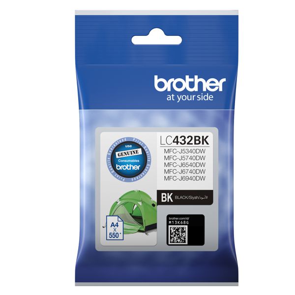 Brother LC432BK Black Ink Cartridge LC-432BK