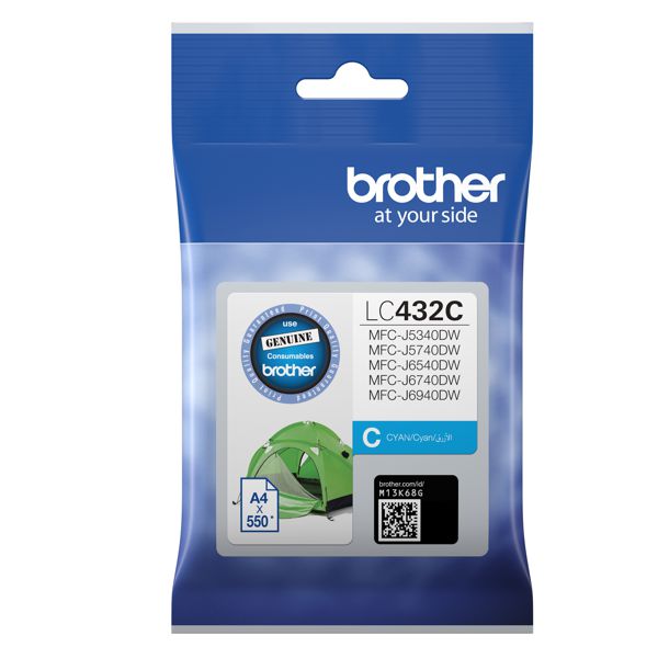 Brother LC432C Cyan Ink Cartridge LC-432C