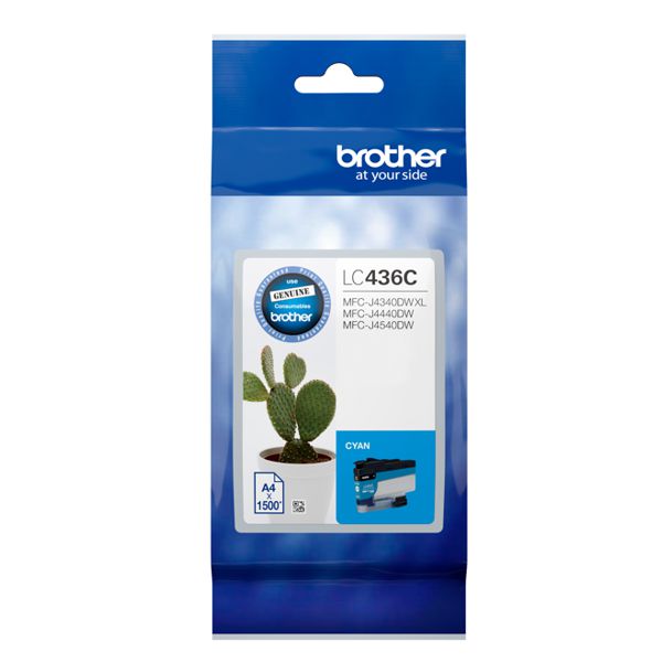 Brother LC436C Cyan Ink Cartridge LC-436C