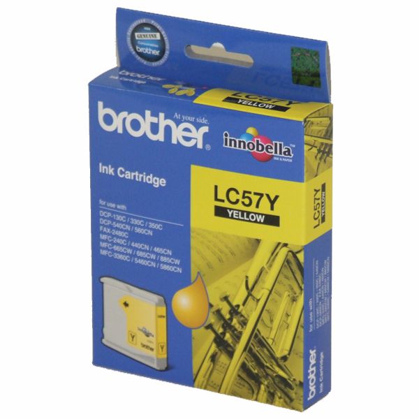 Brother LC57Y Yellow Ink Cartridge LC-57Y