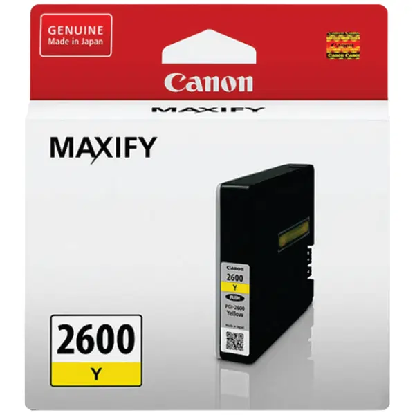 Canon PGI2600Y Yellow Ink Cartridge PGI2600Y