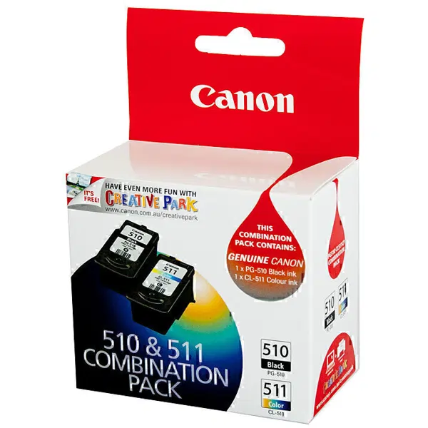 Canon PG510 & CL511 Ink Cartridge Combo Pack PG510CL511CP