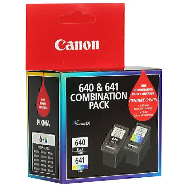 Canon PG640 & CL641 Combo Pack PG640CL641CP