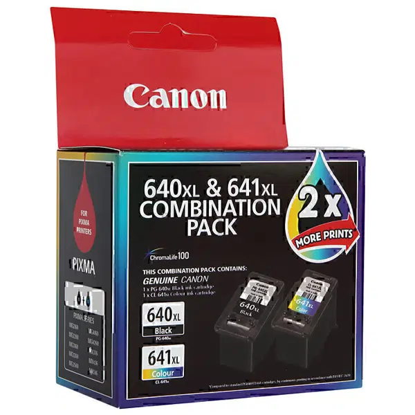 Canon PG640 & CL641XL Combo Pack PG640XLCL641XL