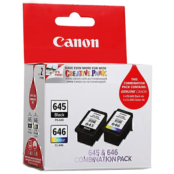 Canon PG645 & CL646 Combo Pack PG645CL646CP