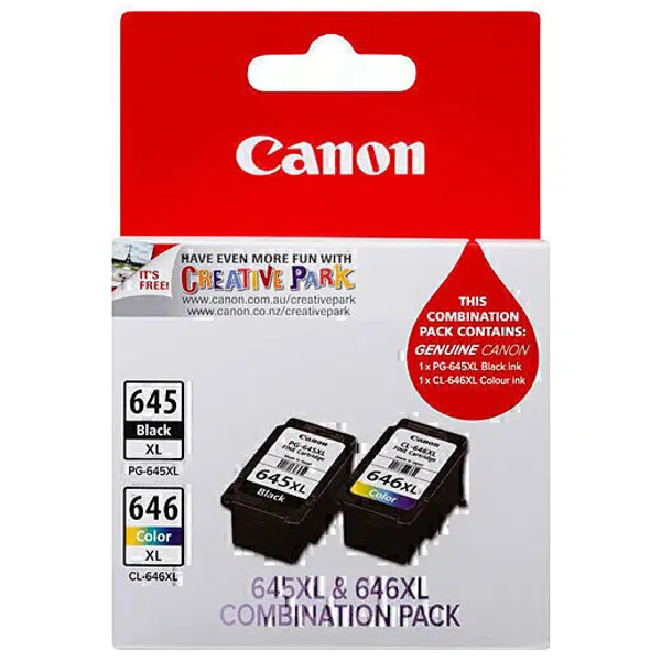 Canon PG645XL & CL646XL Combo Pack PG645XLCL646XLCP