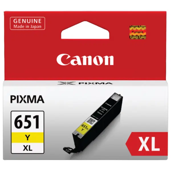 Canon CLI651XLY High Yield Yellow Ink Cartridge CLI651XLY