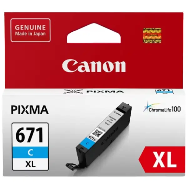 Canon CLI671XLC High Yield Cyan Ink Cartridge CLI671XLC