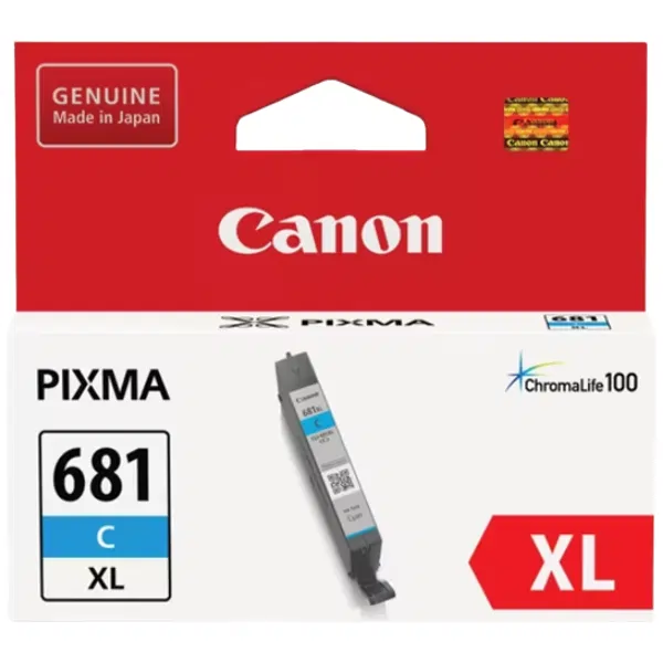 Canon CLI681XLC High Yield Cyan Ink Cartridge CLI681XLC