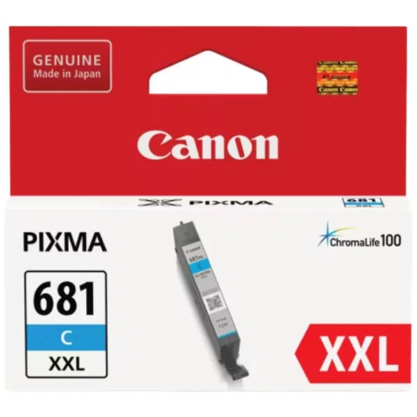 Canon CLI681XXLC Extra High Yield Cyan Ink Cartridge CLI681XXLC