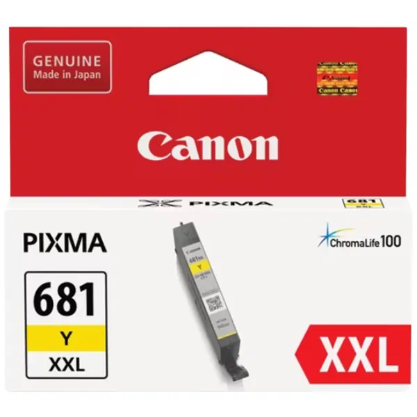 Canon CLI681XXLY Extra High Yield Yellow Ink Cartridge LI681XXLY