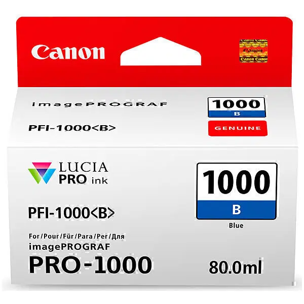 Canon PFI1000B Blue Ink Cartridge PFI1000B