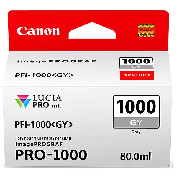 Canon PFI1000GY Grey Ink Cartridge PFI1000GY