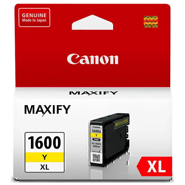 Canon PGI1600XLY High Yield Yellow Ink Cartridge PGI1600XLY