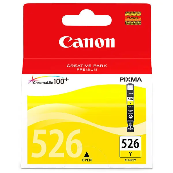 Canon CLI526Y Yellow Ink Cartridge CLI526Y