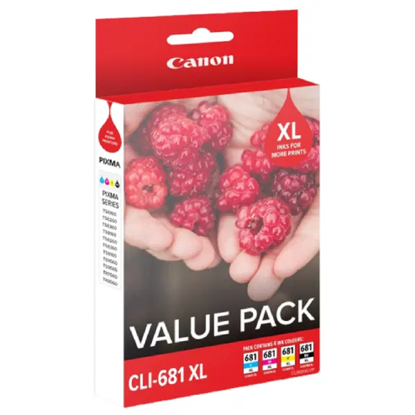 Canon CLI681XL High Yield Value Pack CLI681XLVP