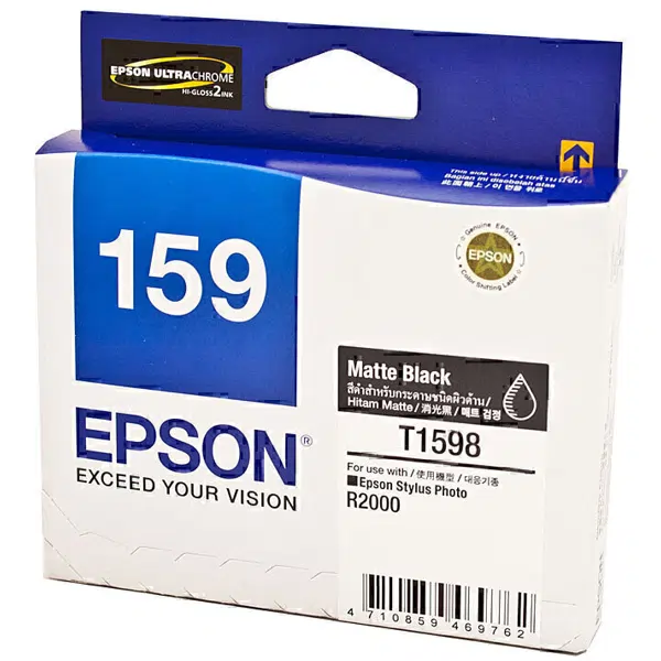 Epson 1598 Matte Black Ink Cartridge C13T159890