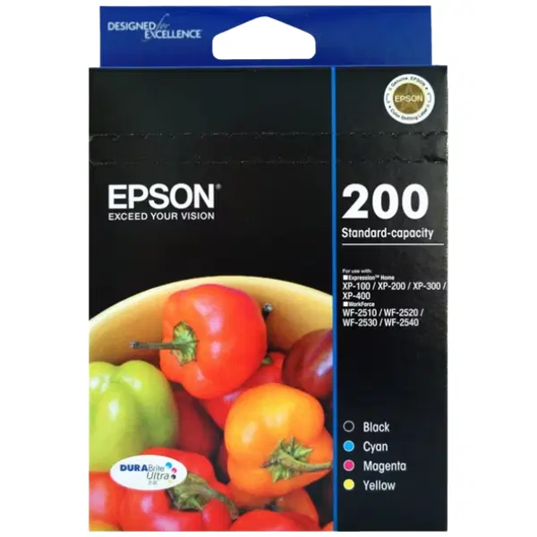 Epson 200 4 Ink Cartridge Value Pack C13T200692