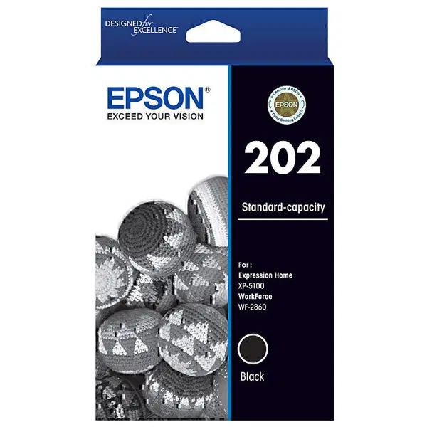 Epson 202 Black Ink Cartridge C13T02N192