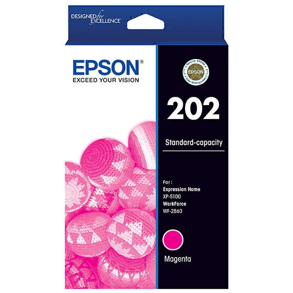 Epson 202 Magenta Ink Cartridge C13T02N392