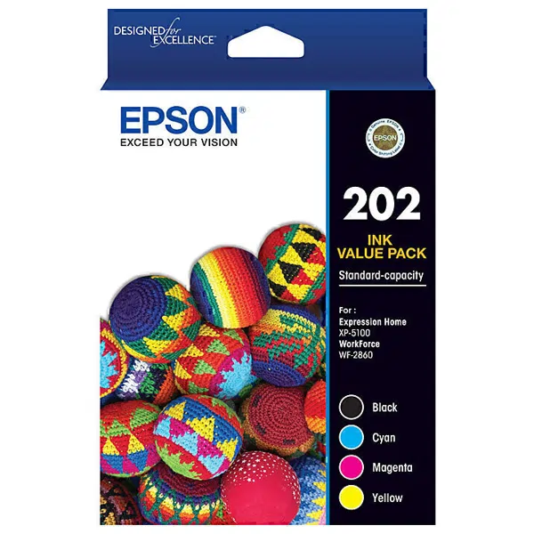 Epson 202 4 Ink Cartridge Value Pack C13T02N692