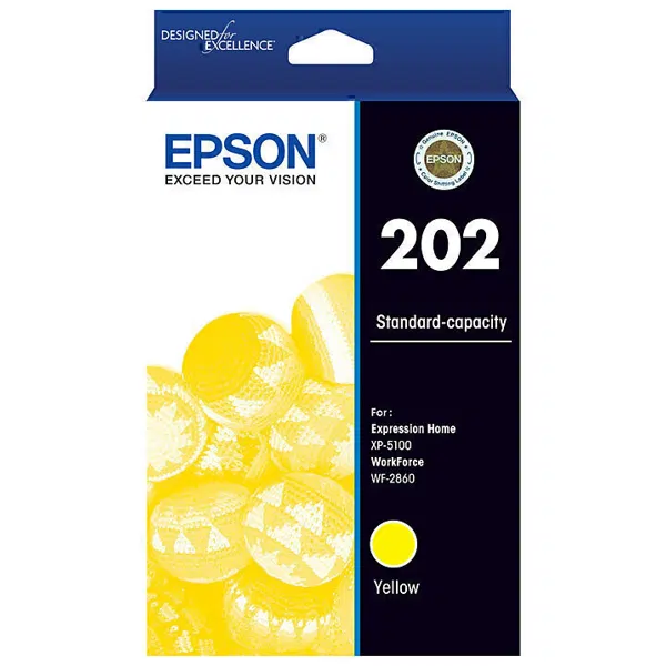 Epson 202 Yellow Ink Cartridge C13T02N492