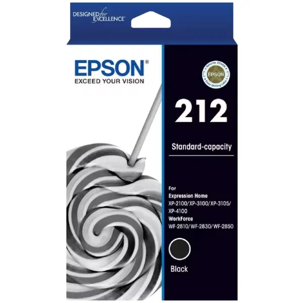 Epson 212 Black Ink Cartridge C13T02R192