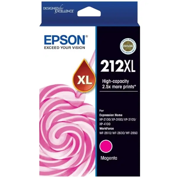 Epson 212XL Magenta Ink Cartridge C13T02X392