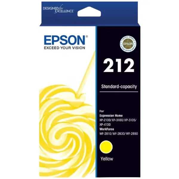 Epson 212 Yellow Ink Cartridge C13T02R492