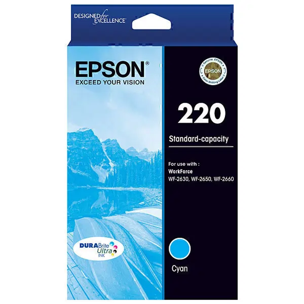 Epson 220 Cyan Ink Cartridge C13T293292