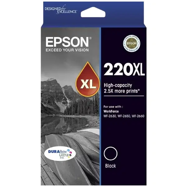 Epson 220XL Black Ink Cartridge C13T294192