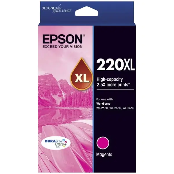 Epson 220XL Magenta Ink Cartridge C13T294392