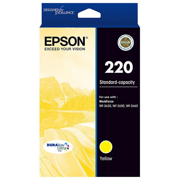 Epson 220 Yellow Ink Cartridge C13T293492