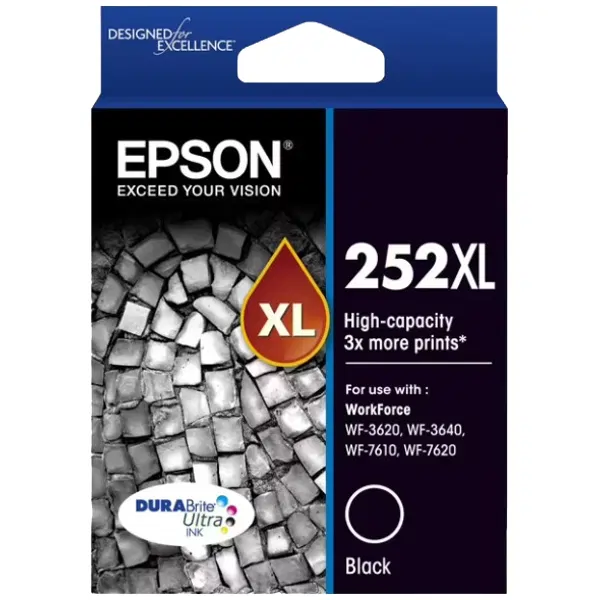 Epson 252XL Black Ink Cartridge C13T253192